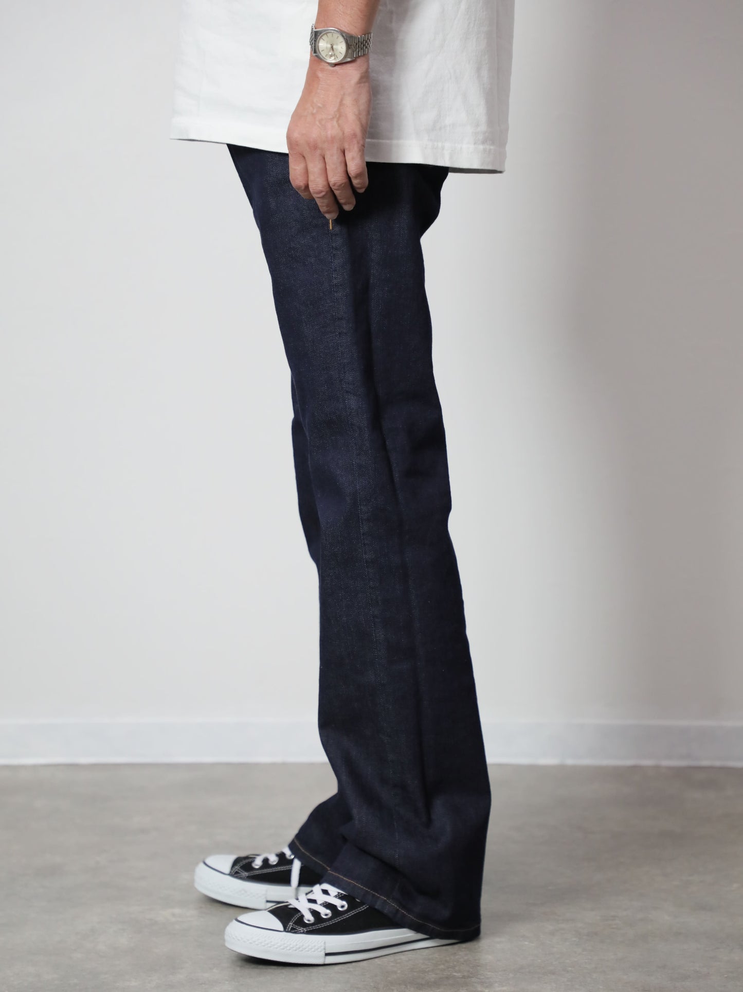 Shoe-cut jeans, one-washed color/unisex