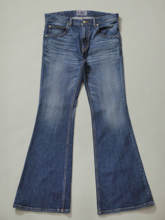 BOBSON | ボブソン | 岡山デニム | ベルボトム | パンタロン | 1980年代ファッション | 1970年代ファション  | 
 70s bell bottom