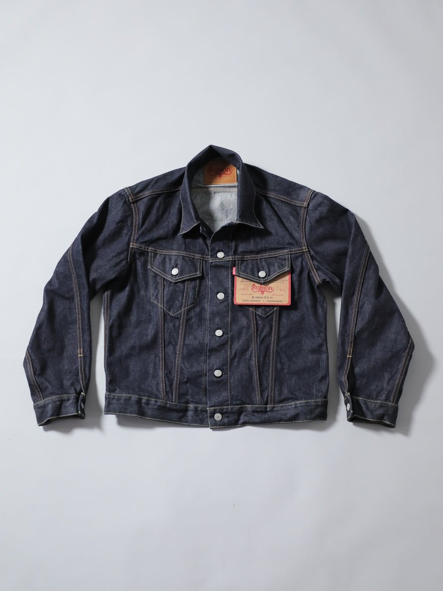 BOBSON | ボブソン | 岡山デニム | セルビッチデニムジャケット | Gジャン | ワンウオッシュ