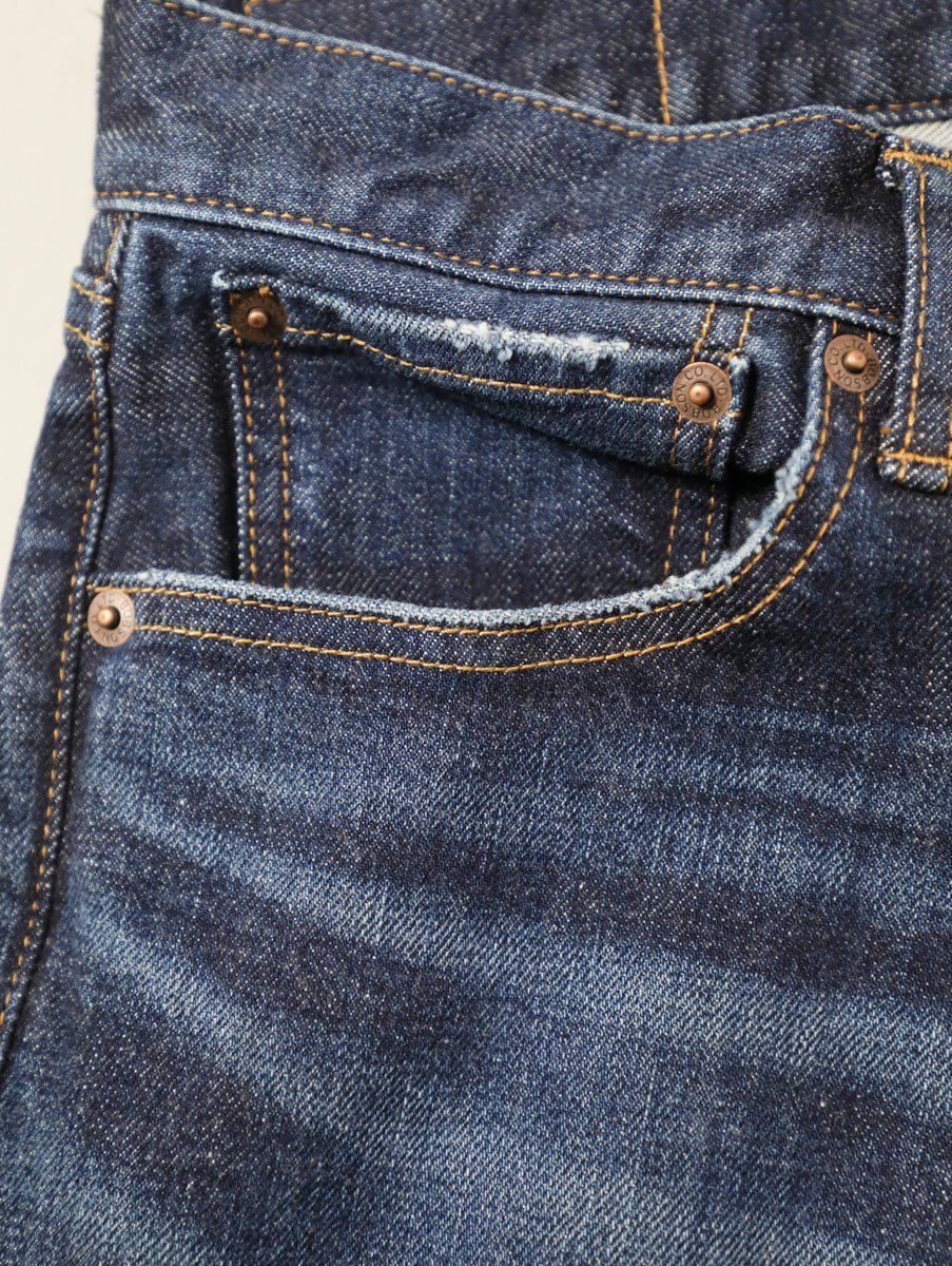 BOBSON | ボブソン | 岡山デニム | クラシックジーンズ | ユーズド加工 | 股上深め