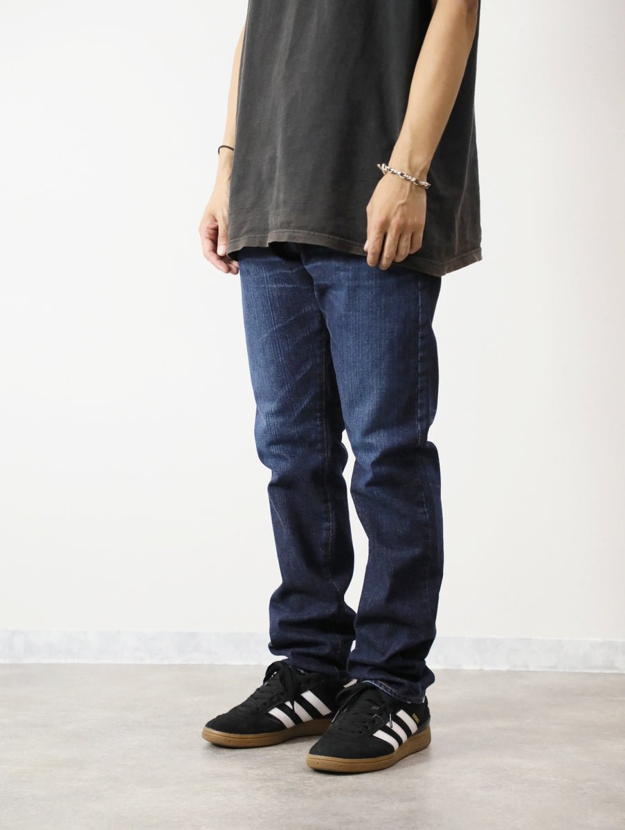 Premium Classic Straight Jeans Distressed Color/Men's