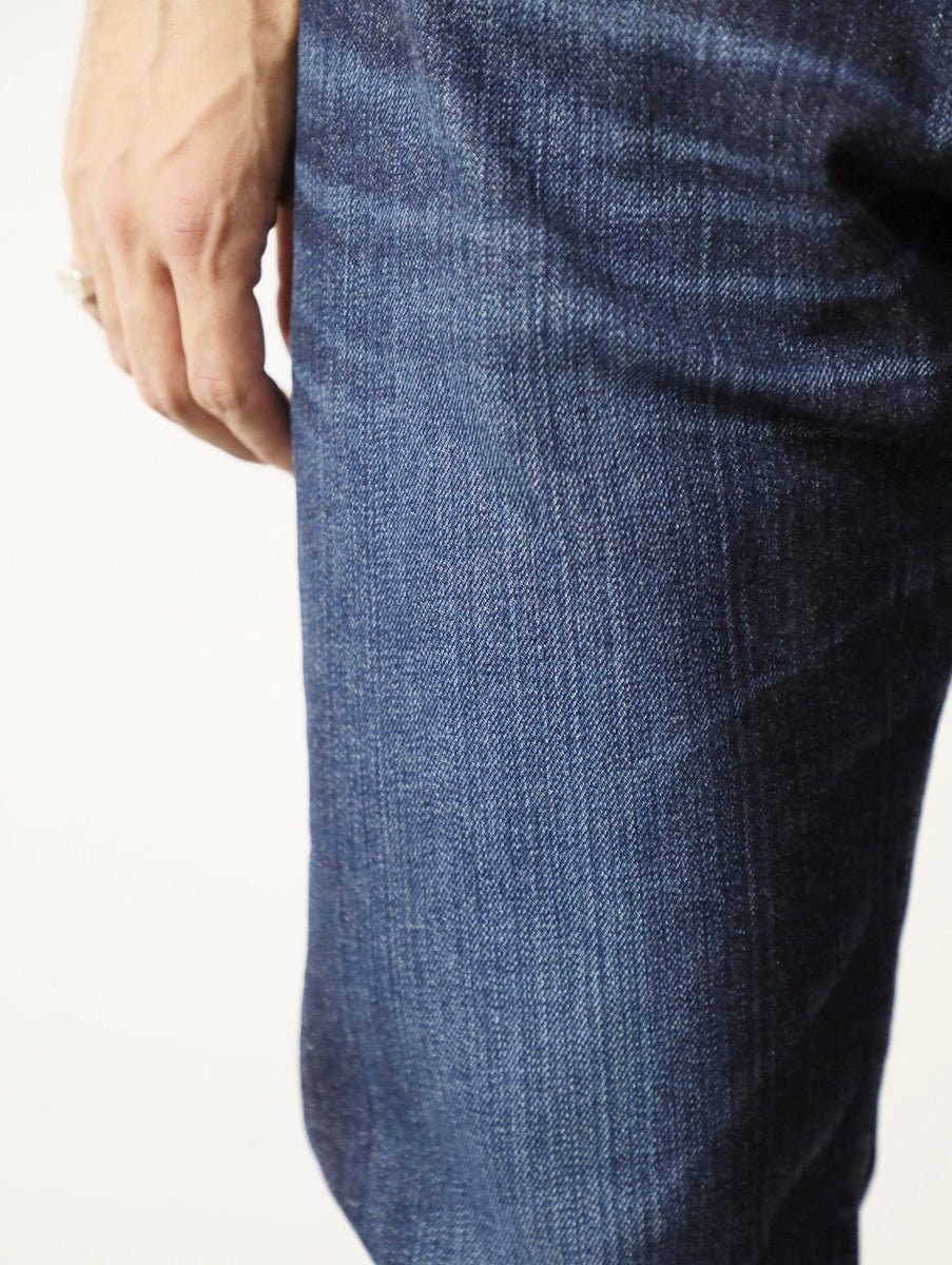Premium Classic Straight Jeans Distressed Color/Men's