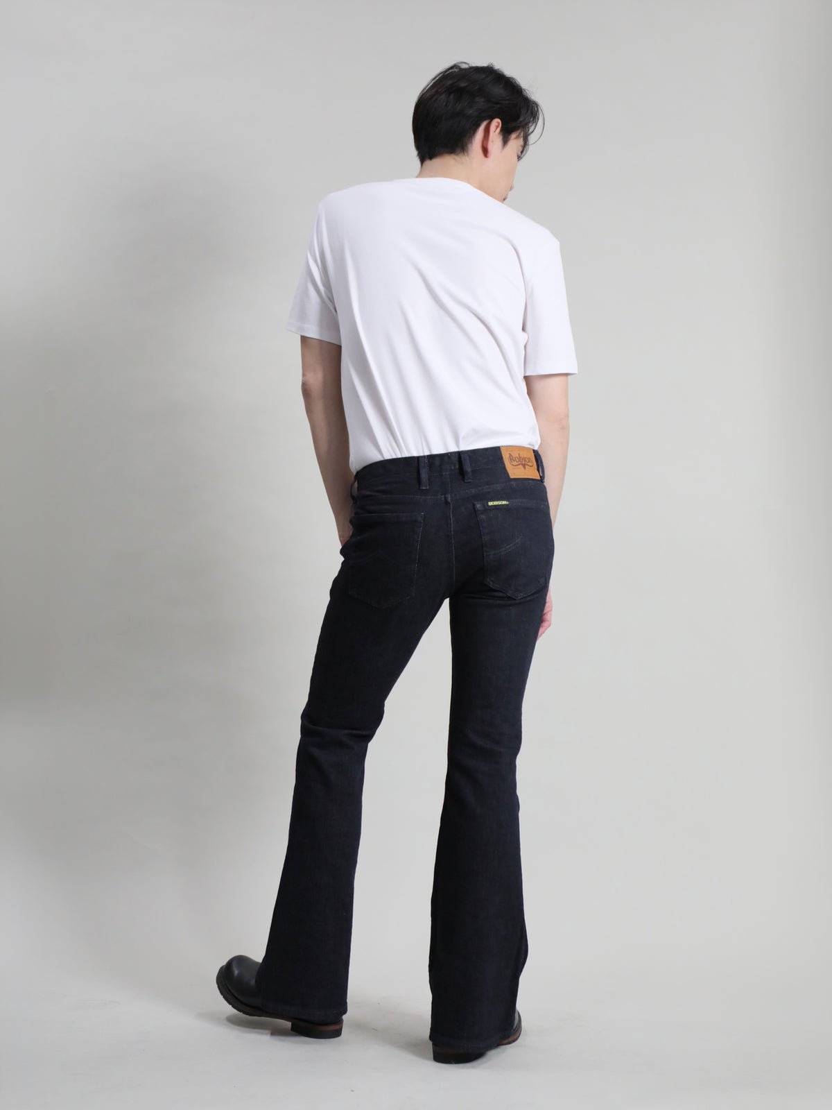 Zimbabwe Cotton Bell Bottom Jeans Black Color Denim/Unisex