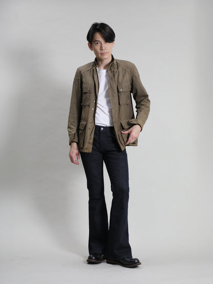 Zimbabwe Cotton Bell Bottom Jeans Black Color Denim/Unisex