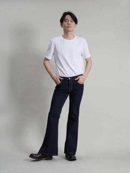 12.5oz Bell-bottom jeans, one-washed/unisex