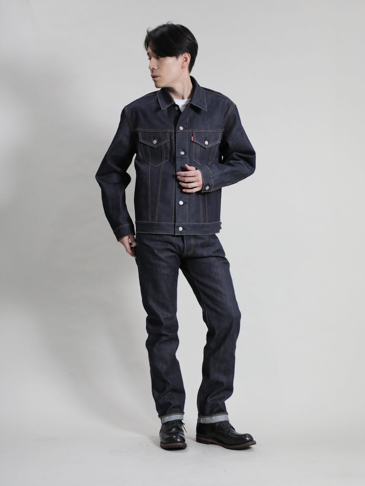 B-1969-XX-G Selvedge Denim Jeans Jacket Type 3 – BOBSON JEANS