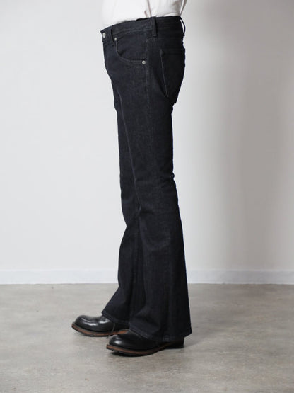 Zimbabwe Cotton Bell Bottom Jeans Black Color Denim/Unisex