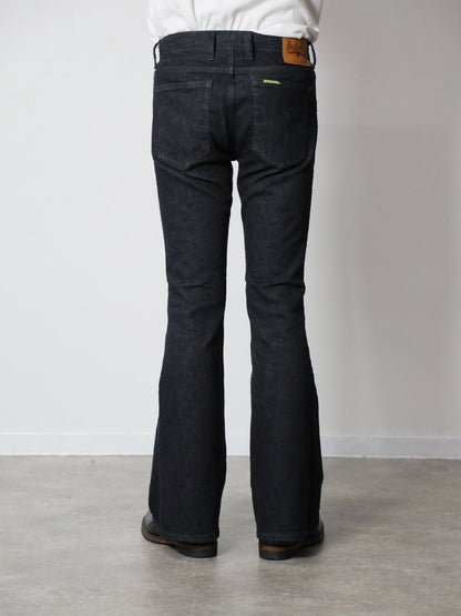 Zimbabwe Cotton Bell Bottom Jeans Black Color Denim/Unisex