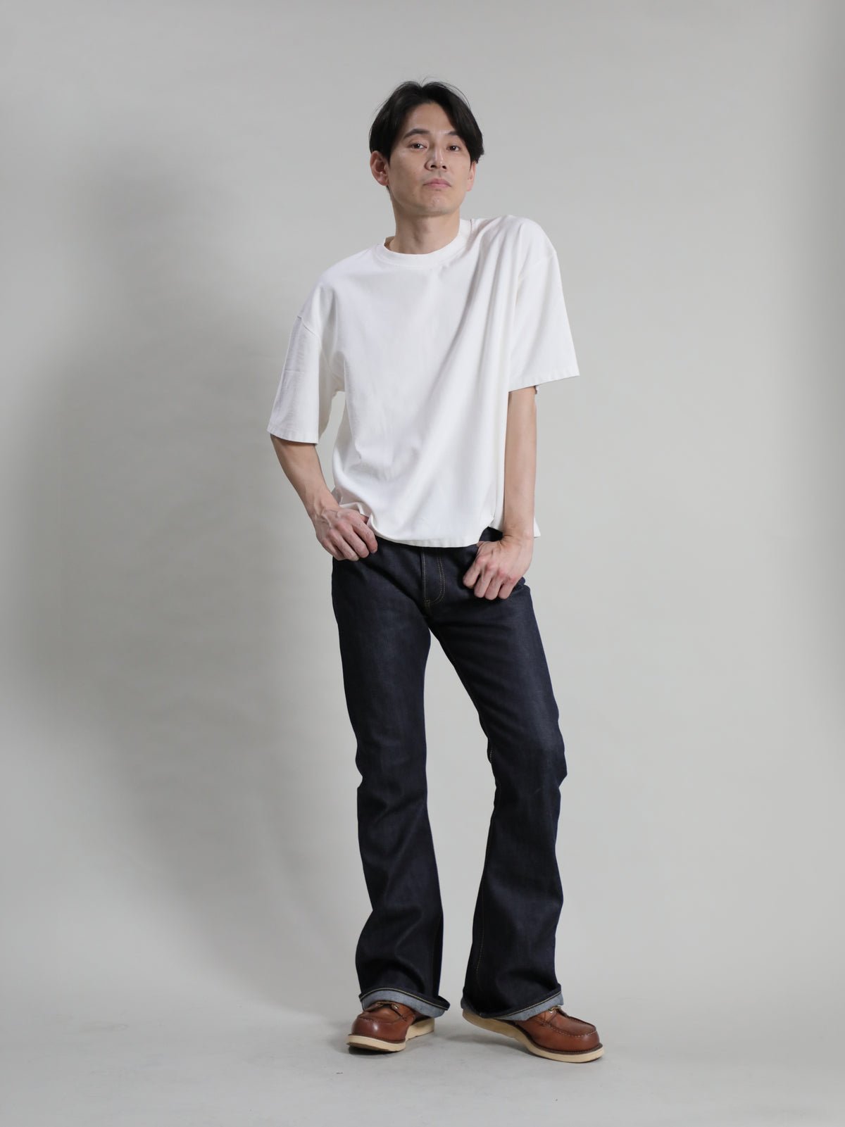B-1969-XX-F-004 【Okayama-made Selvedge Denim】 Bell-Bottom Rigid