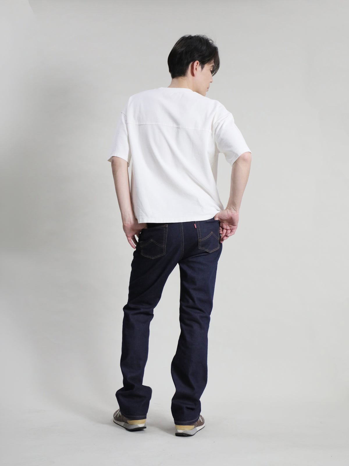 Shoe-cut jeans, one-washed color/unisex