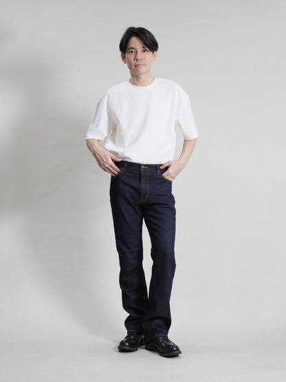 Shoe-cut jeans, one-washed color/unisex