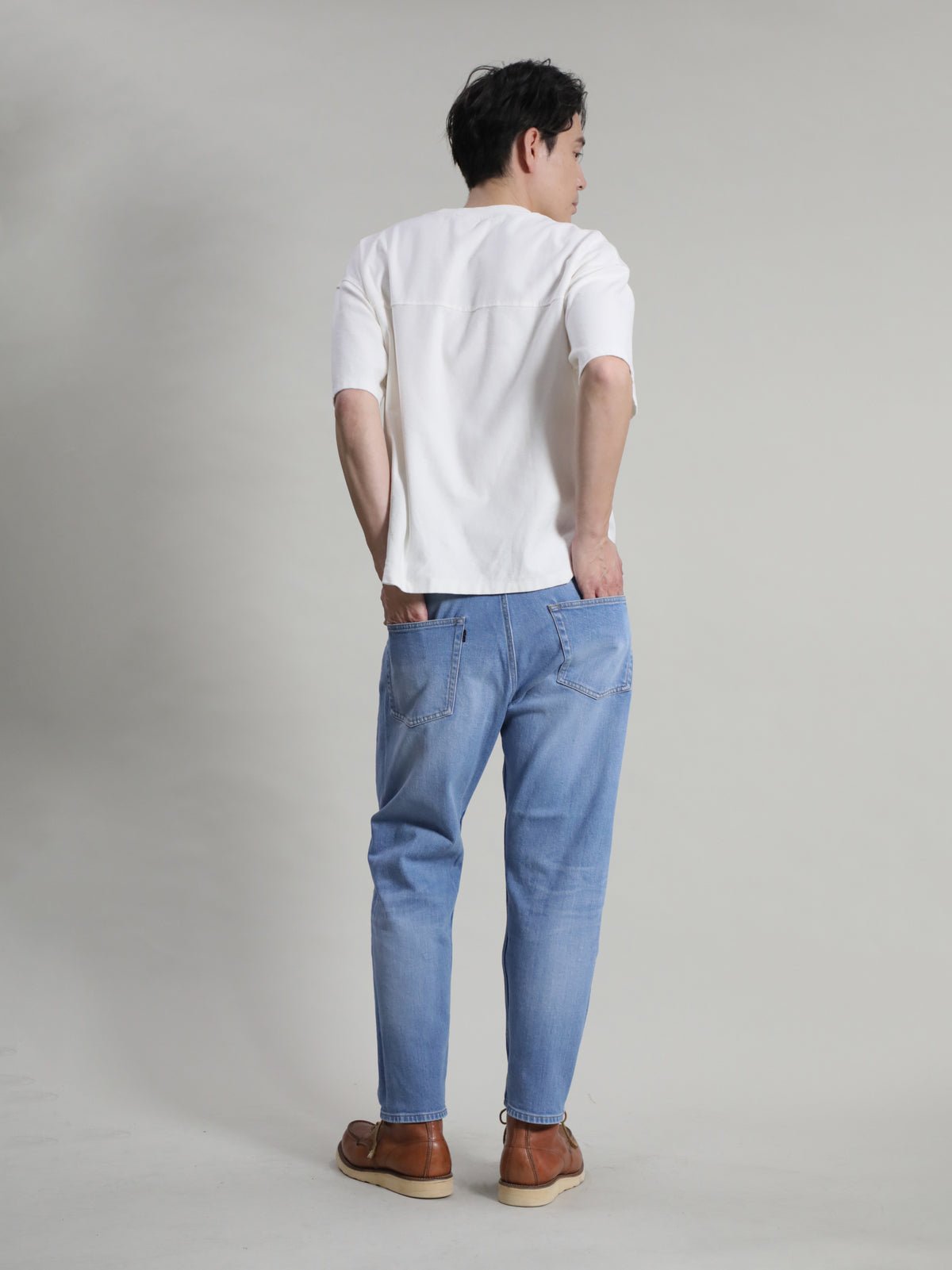 12.5oz Loose-fitting Tapered Jeans Type 622 Reproduction Bleached Color/Unisex