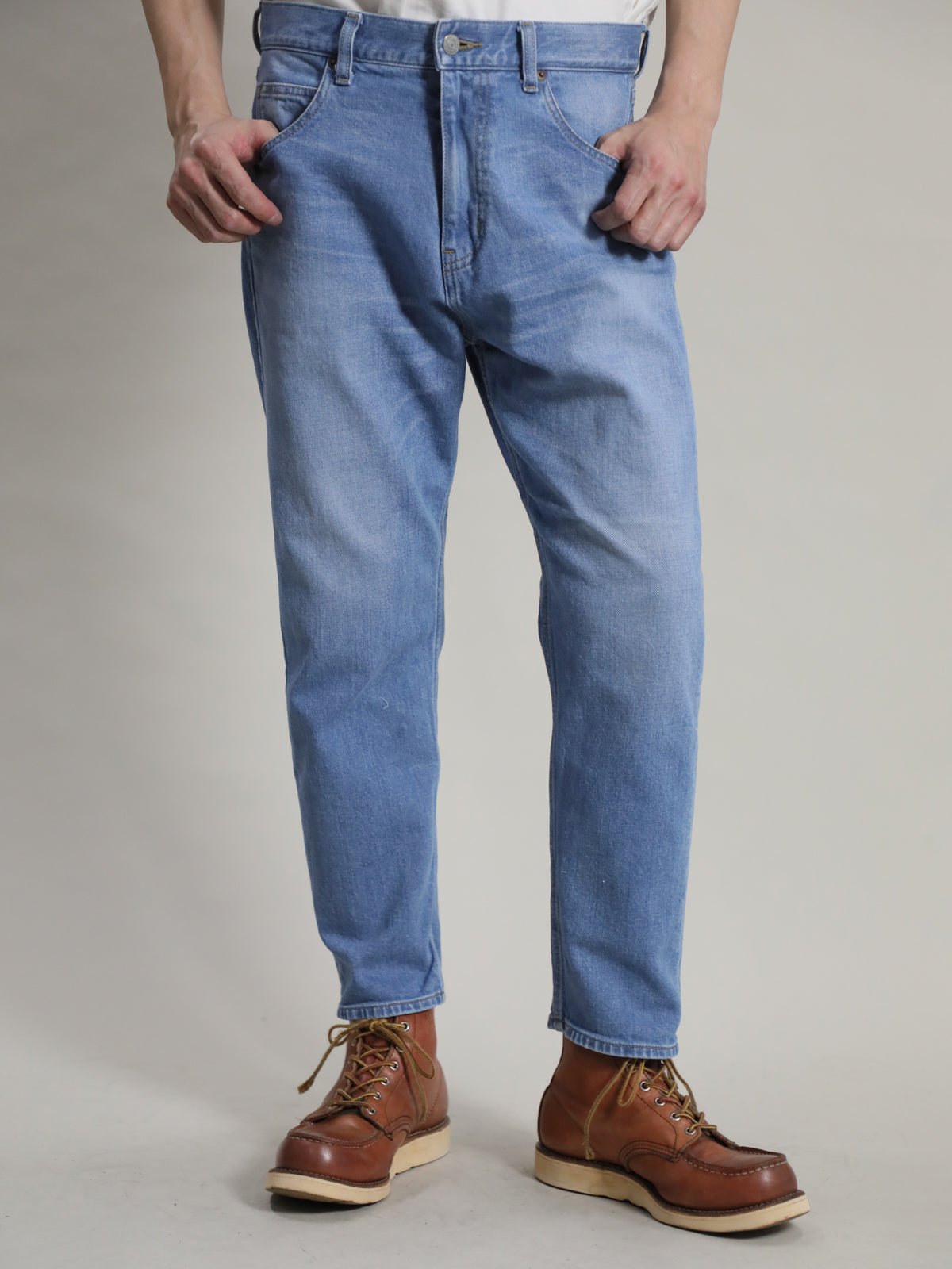 12.5oz Loose-fitting Tapered Jeans Type 622 Reproduction Bleached Color/Unisex