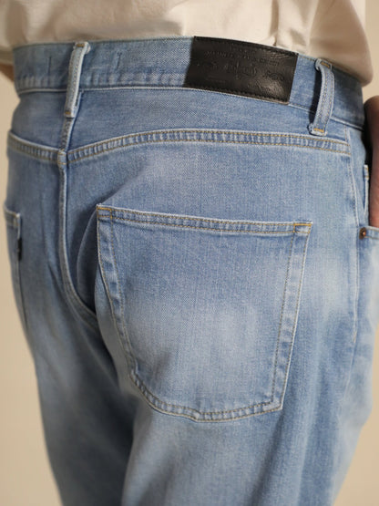 12.5oz Loose-fitting Tapered Jeans Type 622 Reproduction Bleached Color/Unisex