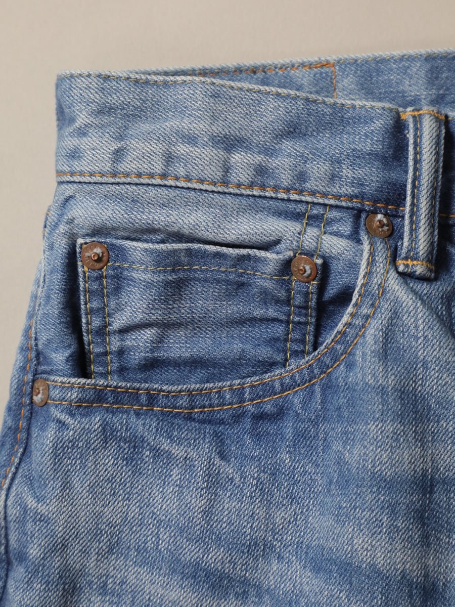 B-1969-XX-J-970 【Okayama-made Selvedge Denim】 Jeans, Used Wash