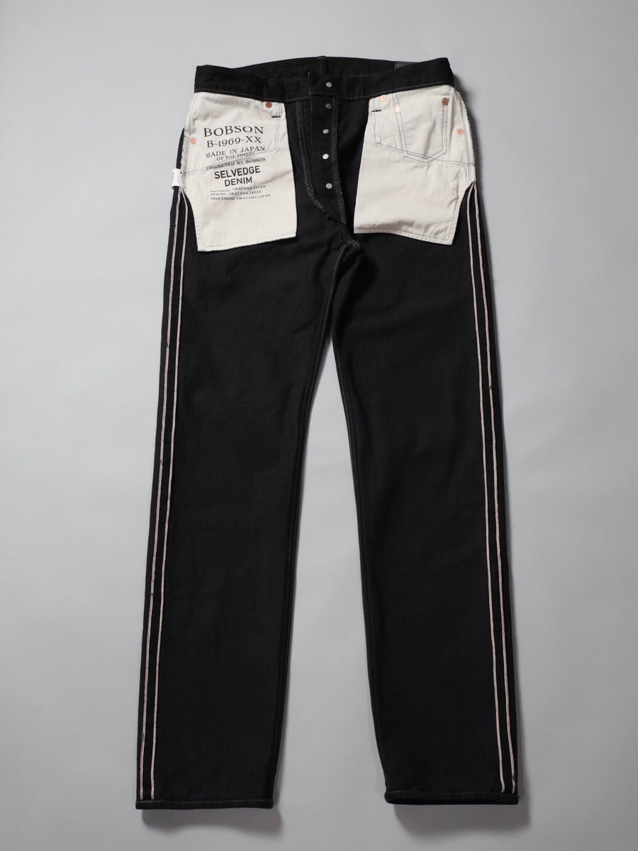 B-1969-XX-J-680 Selvedge Denim One-Washed Straight jeans
