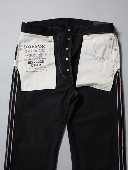 B-1969-XX-J-680 Selvedge Denim One-Washed Straight jeans