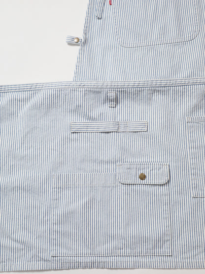 2WAY Denim Apron Zimbabwe Yarn x Okayama Weave Denim [10oz] Bleached Color/Indigo Color Unisex