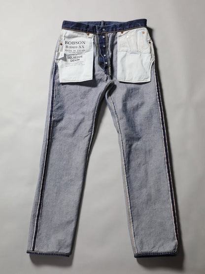 B-1969-XX-J-680 Selvedge Denim One-Washed Straight jeans