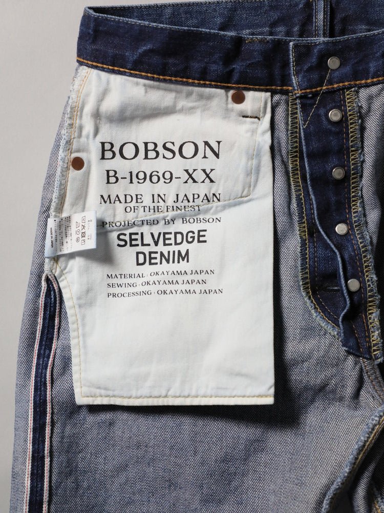 B-1969-XX-J-680 Selvedge Denim One-Washed Straight jeans
