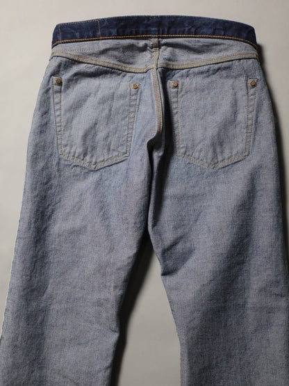 B-1969-XX-J-680 Selvedge Denim One-Washed Straight jeans