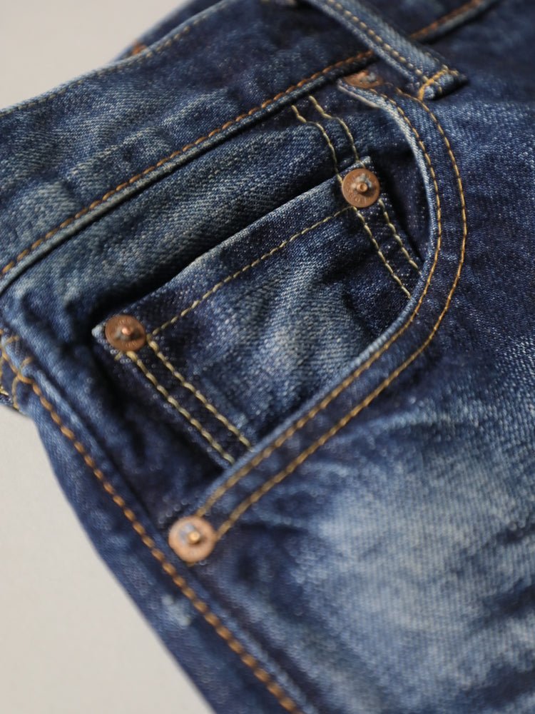 B-1969-XX-J-680 Selvedge Denim One-Washed Straight jeans