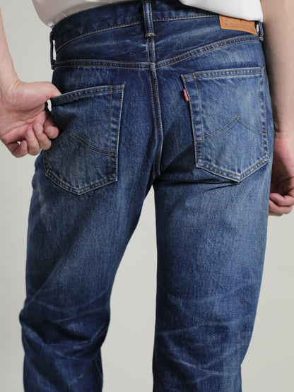 B-1969-XX-J-970 【Okayama-made Selvedge Denim】 Jeans, Used Wash, Straight Selvedge Denim usedwash