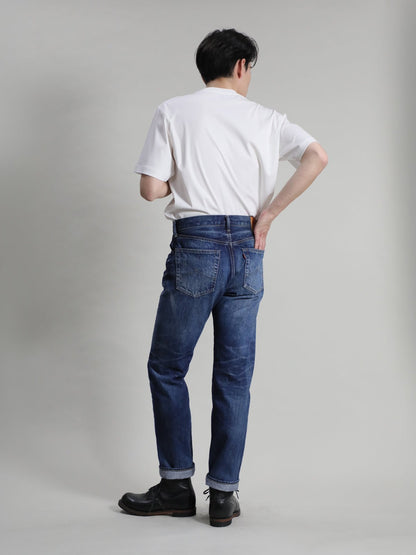 B-1969-XX-J-970 【Okayama-made Selvedge Denim】 Jeans, Used Wash, Straight Selvedge Denim usedwash