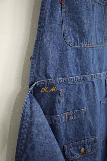 2WAY Denim Apron Okayama Denim [12oz] Bleached Color/Indigo Color Unisex