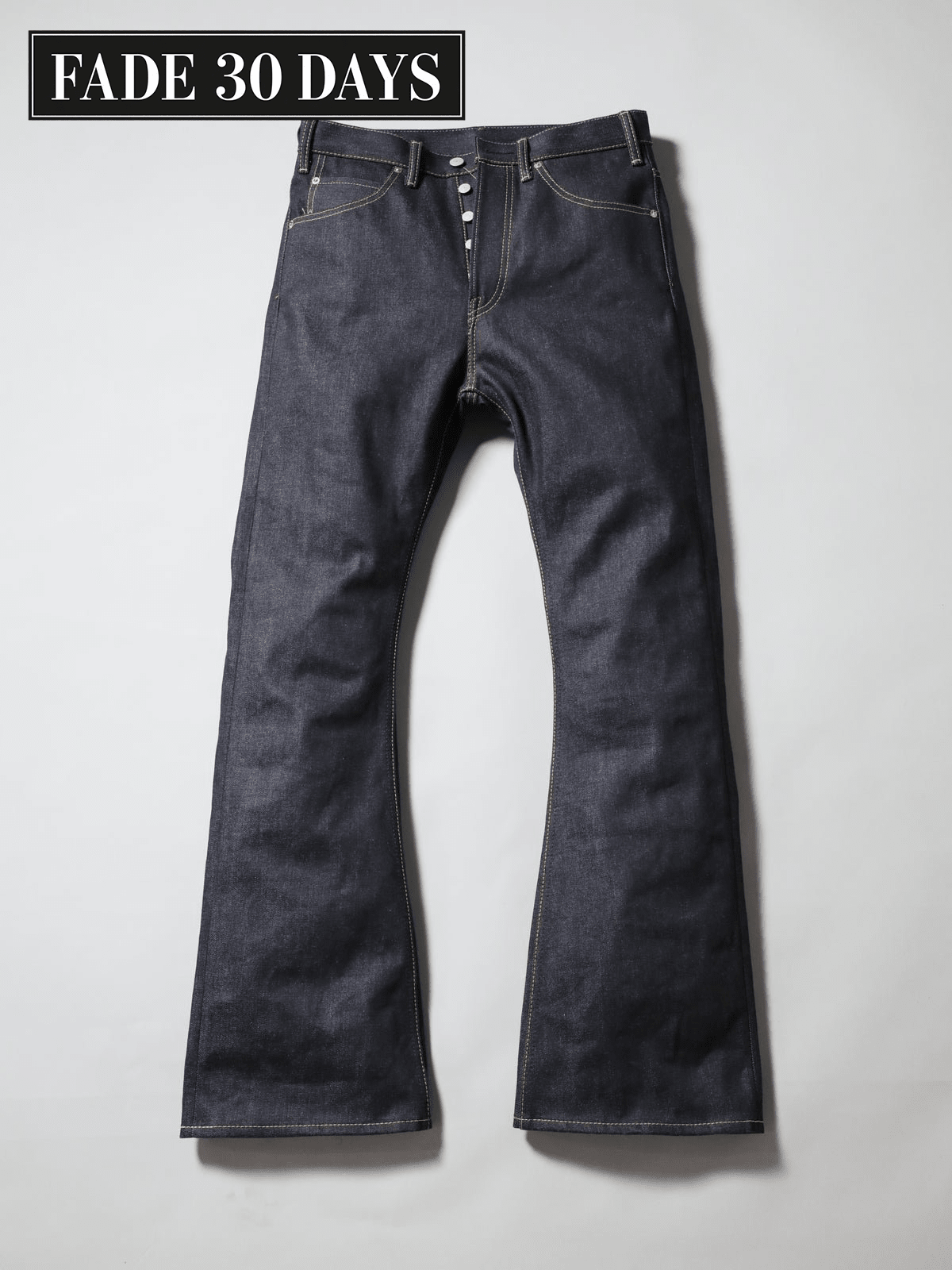 FADE 30 DAYS Selvedge Bell-Bottom Jeans