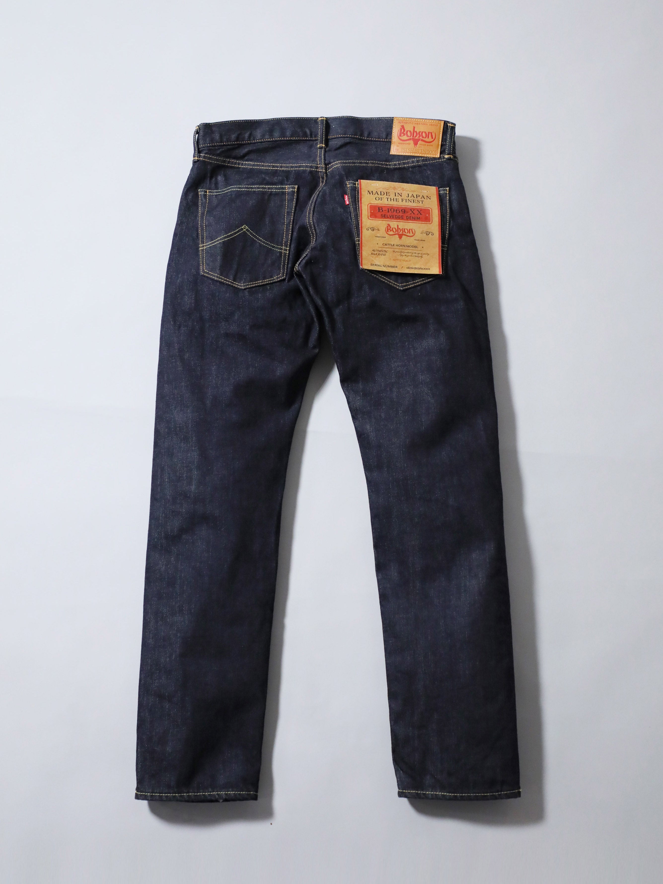 B-1969-XX-J-680 Selvedge Denim One-Washed Straight jeans