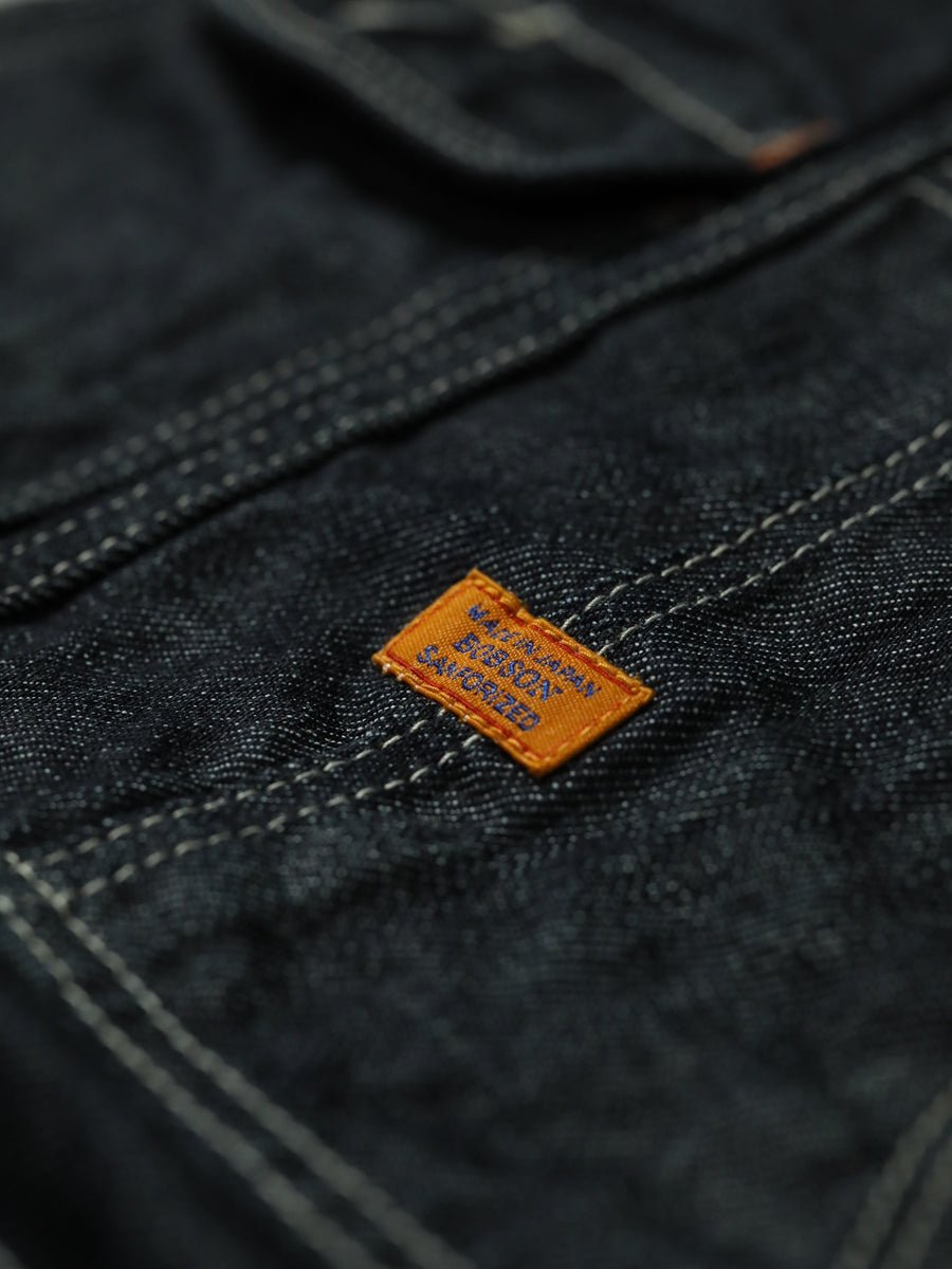 B-1969-XX-O 岡山産セルビッチデニム オーバーオール ワンウォッシュ SELVEDGE DENIM OVERALLS