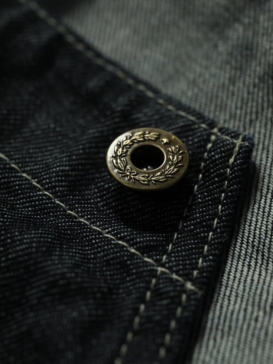 B-1969-XX-O 岡山産セルビッチデニム オーバーオール ワンウォッシュ SELVEDGE DENIM OVERALLS