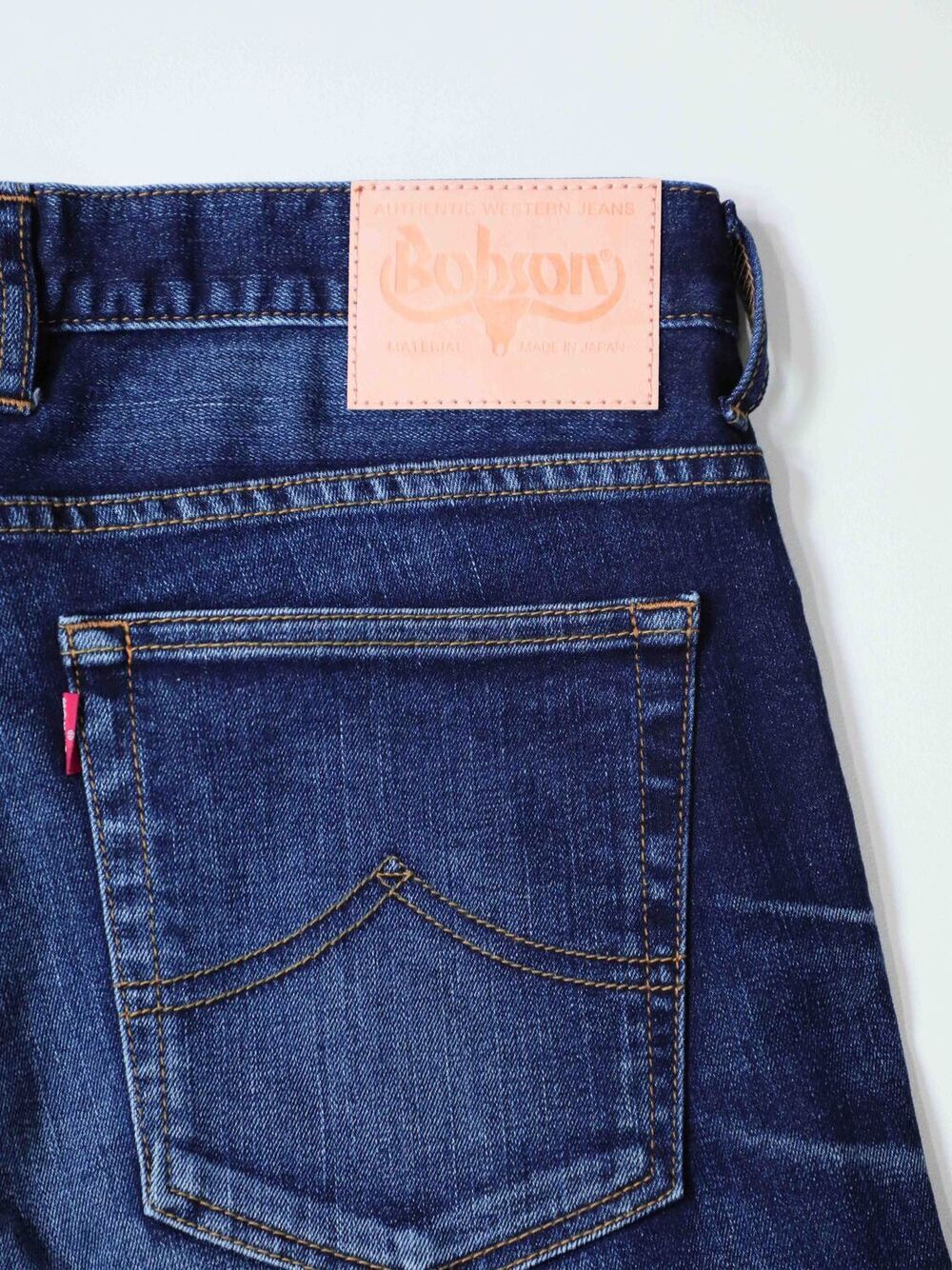 Boot cut jeans indigo blue color