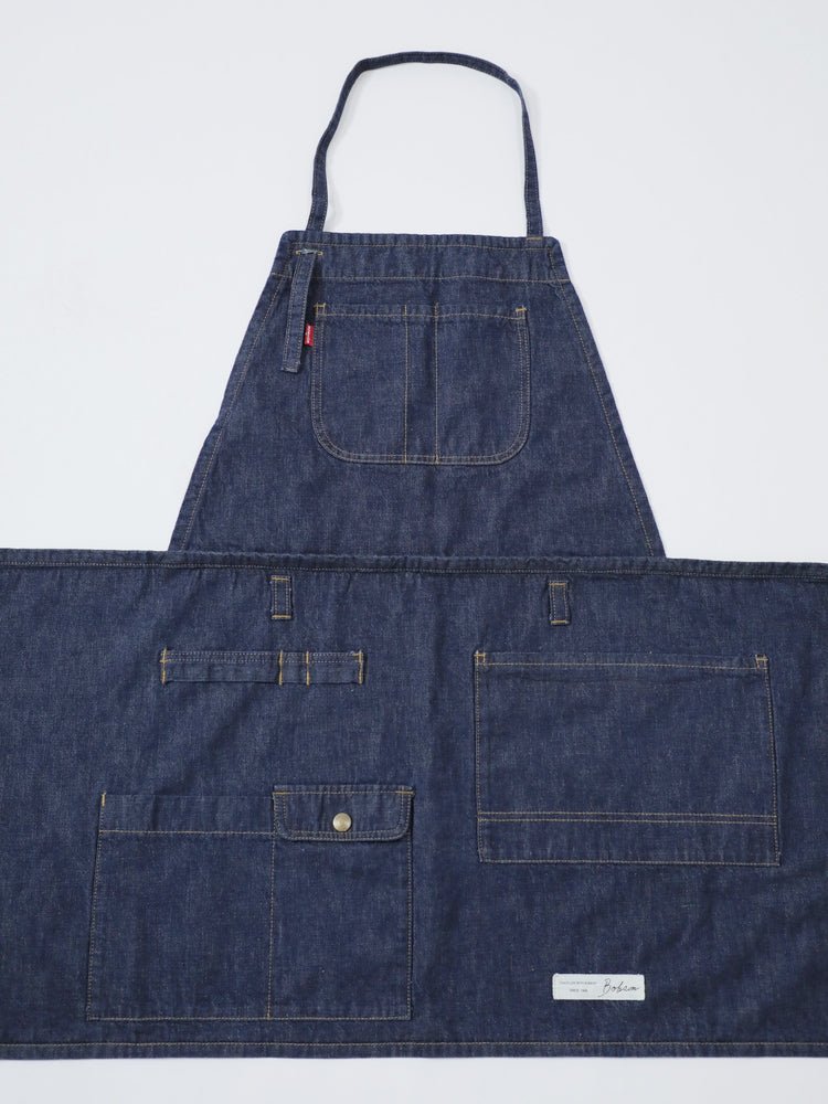 2WAY Denim Apron Zimbabwe Yarn x Okayama Weave Denim [10oz 