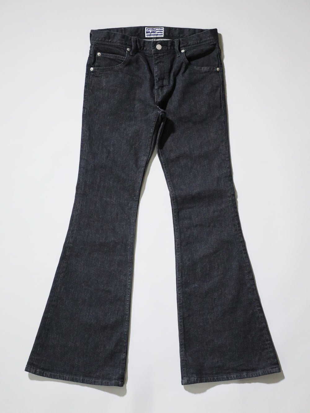 Zimbabwe Cotton Bell Bottom Jeans Black Color Denim/Unisex
