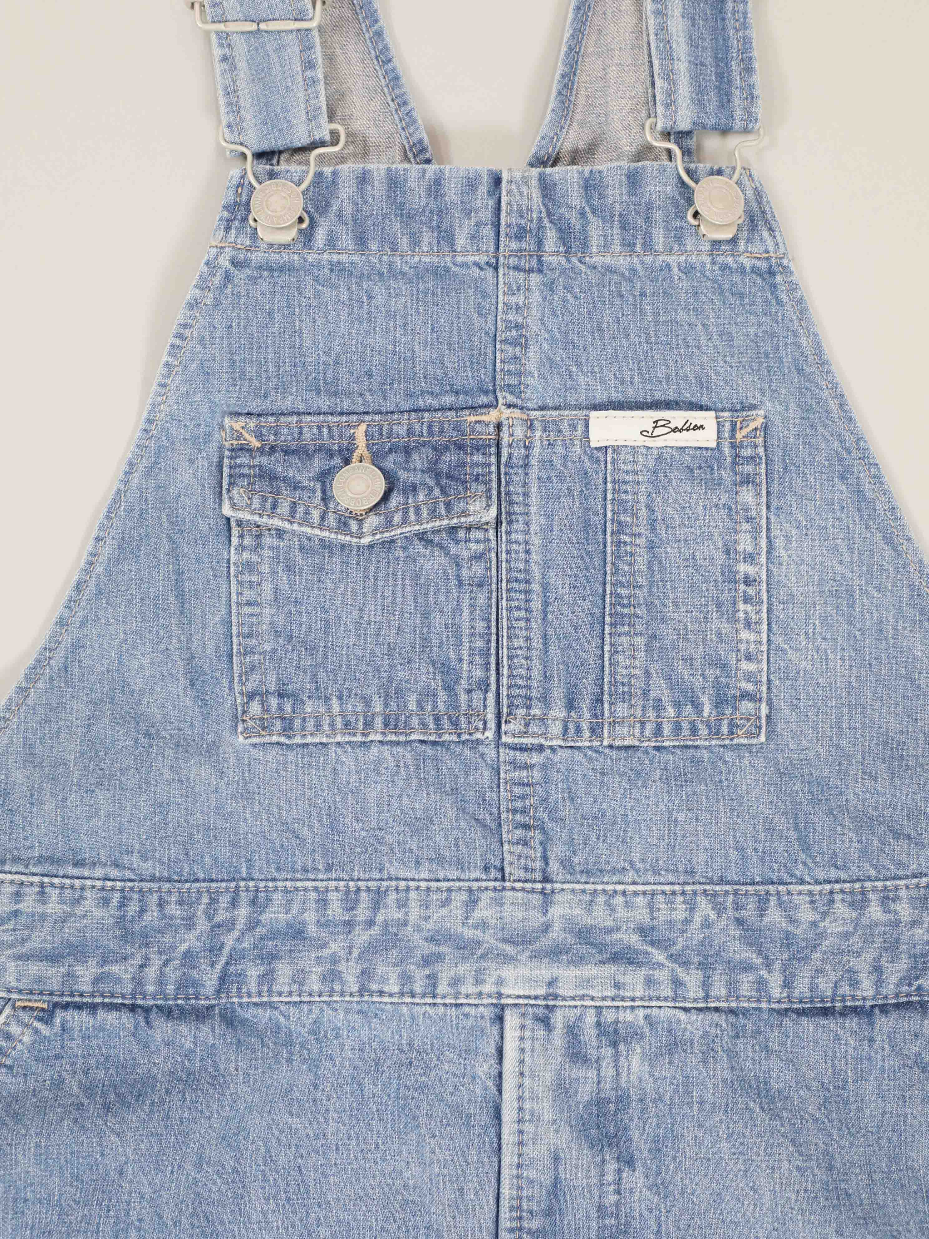 Denim Overalls Salopettes Bleached Color Unisex – BOBSON JEANS