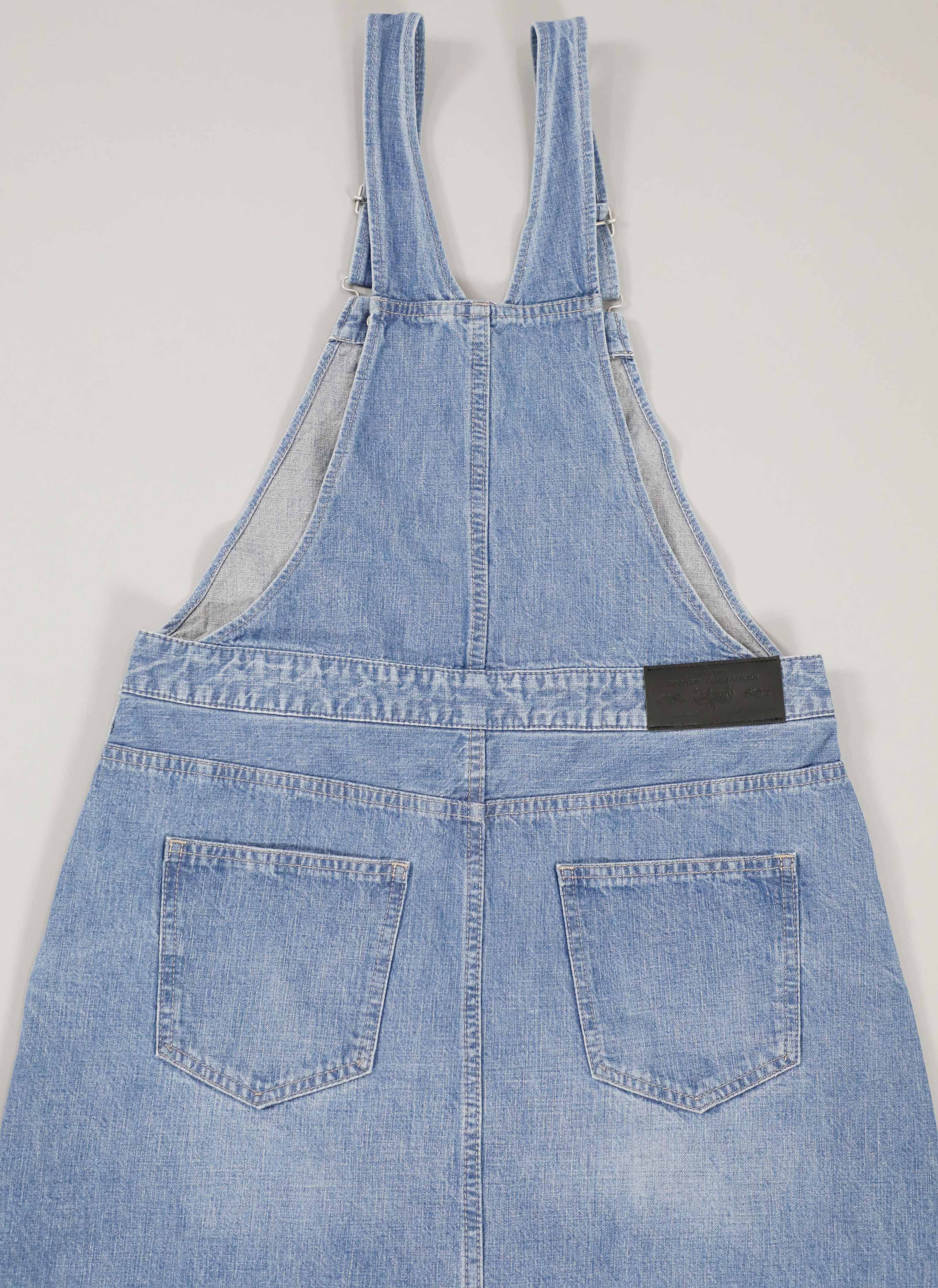 Denim Overalls Salopettes Bleached Color Unisex – BOBSON JEANS