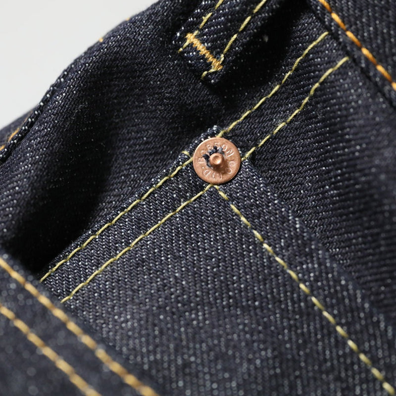 B-1969-XX-F-004 Flare Jeans Rigid, made with Selvedge Denim from Okayama – FLARE SELVEDGE DENIM RIGID, made in Okayama.